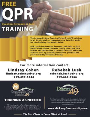 QPR Suicide Prevention Training
